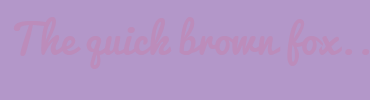 Image with Font Color BC8CBB and Background Color B397C9